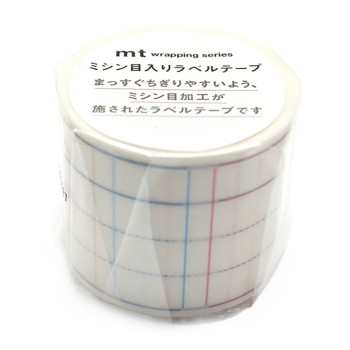 カモ井／マスキングテープ　ミシン目入りラベルテープ　メモ罫　ＭＴＰＥＲＦ０２