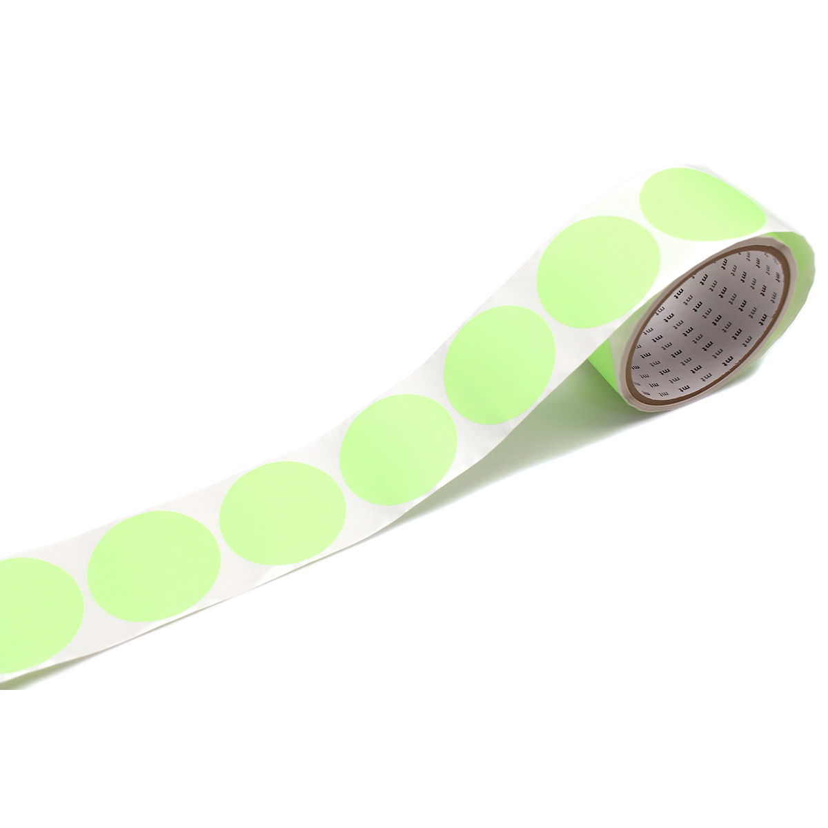 カモ井／マスキングテープ　丸シールロール１００　ショッキンググリーン　ＭＴＳＥＡＲ１２