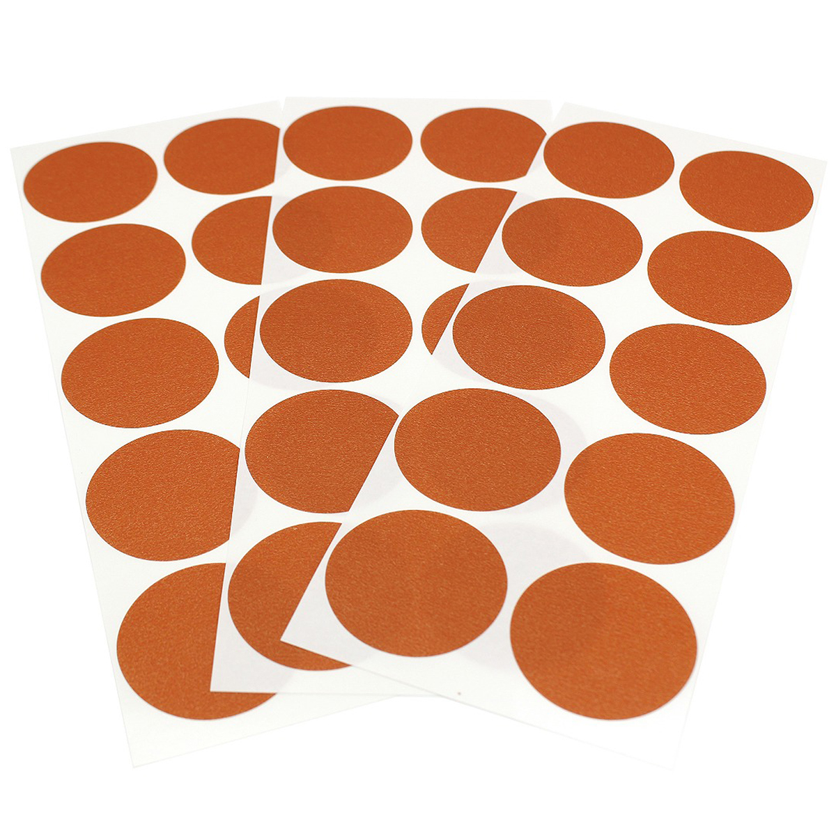 カモ井／マスキングテープ　丸シールシート３０　マットバーントオレンジ　ＭＴＳＥＡＳ０４