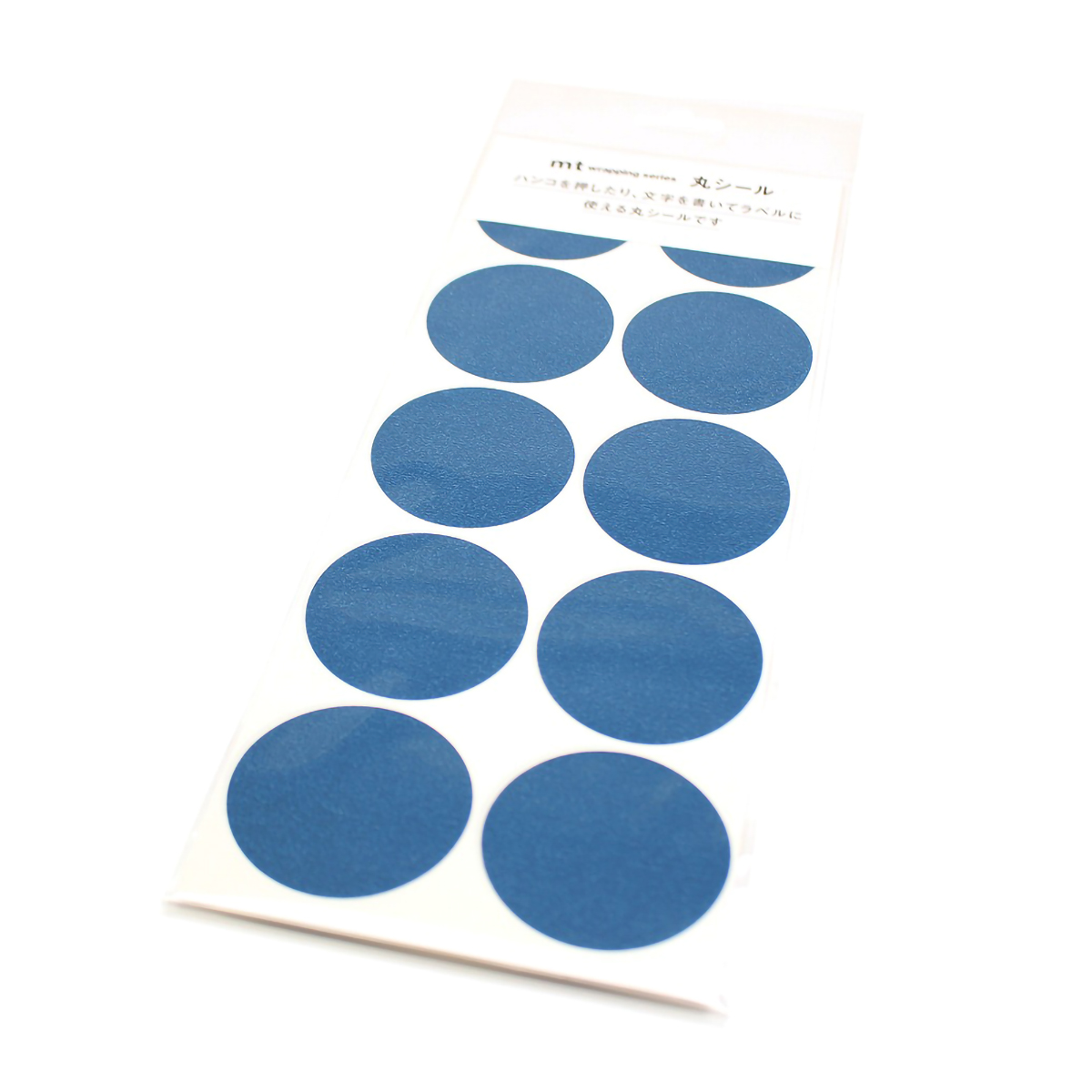 カモ井／マスキングテープ　丸シールシート３０　マットダックブルー　ＭＴＳＥＡＳ０５