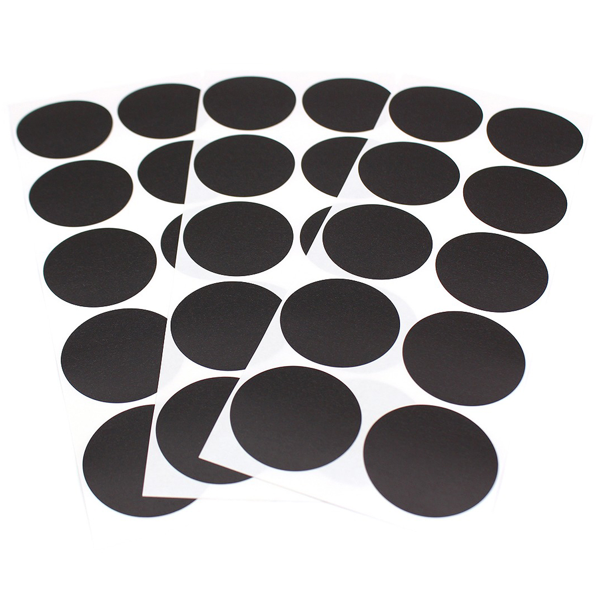 カモ井／マスキングテープ　丸シールシート３０　マットブラック　ＭＴＳＥＡＳ０６