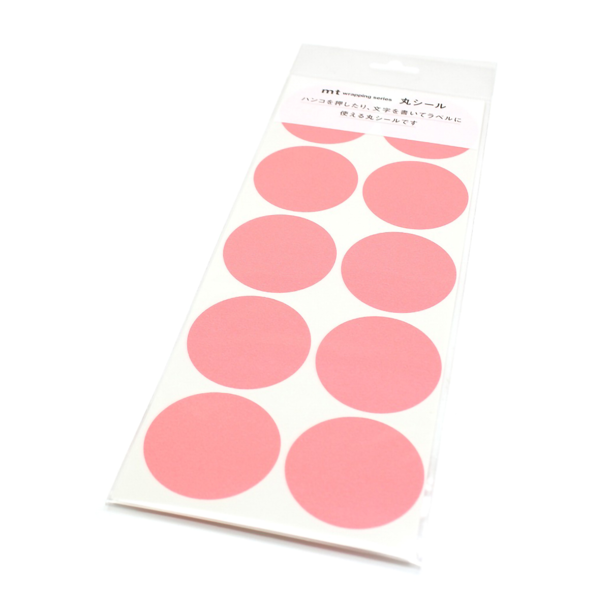 カモ井／マスキングテープ　丸シールシート３０　ショッキングレッド　ＭＴＳＥＡＳ０９