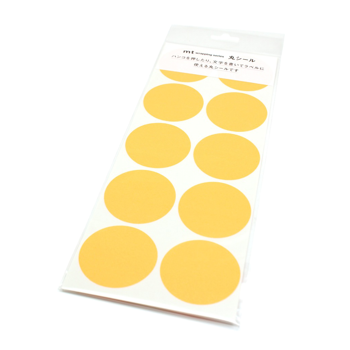 カモ井／マスキングテープ　丸シールシート３０　ショッキングオレンジ　ＭＴＳＥＡＳ１０