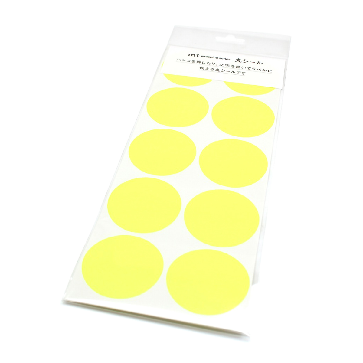カモ井／マスキングテープ　丸シールシート３０　ショッキングイエロー　ＭＴＳＥＡＳ１１