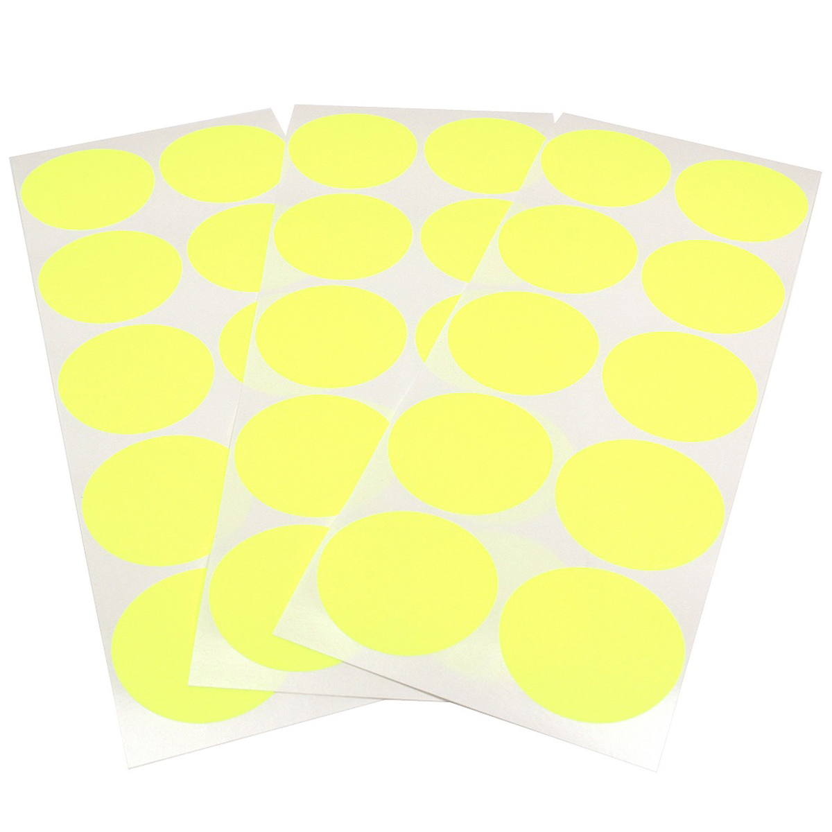 カモ井／マスキングテープ　丸シールシート３０　ショッキングイエロー　ＭＴＳＥＡＳ１１