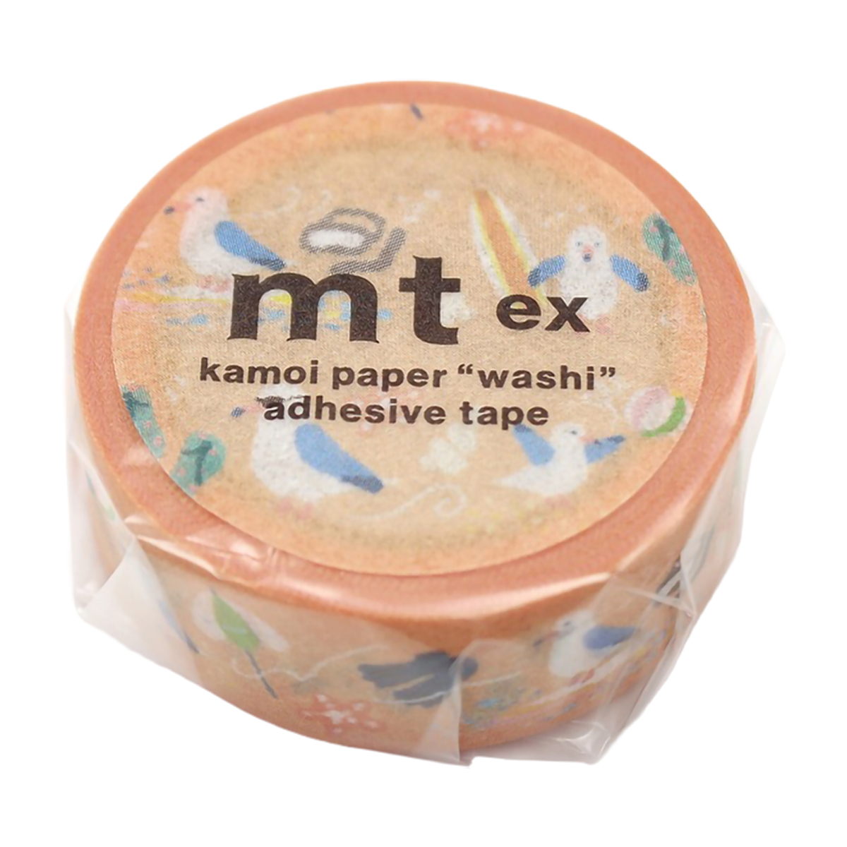 カモ井／マスキングテープ　夏のウミネコ　ＭＴＥＸ１Ｐ２４７