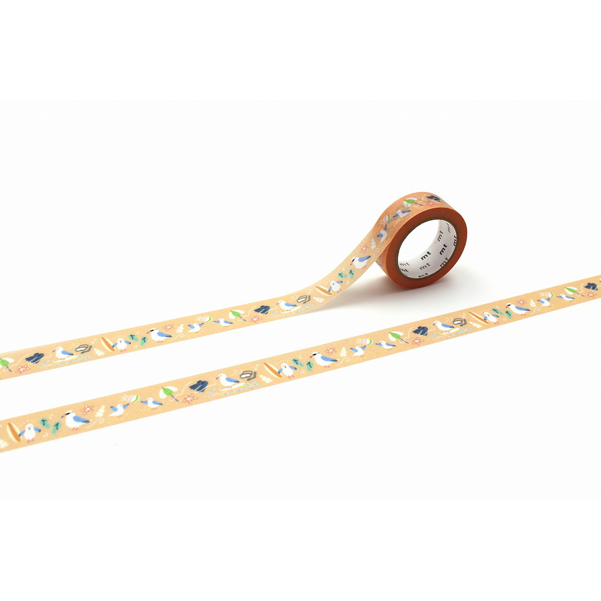 カモ井／マスキングテープ　夏のウミネコ　ＭＴＥＸ１Ｐ２４７