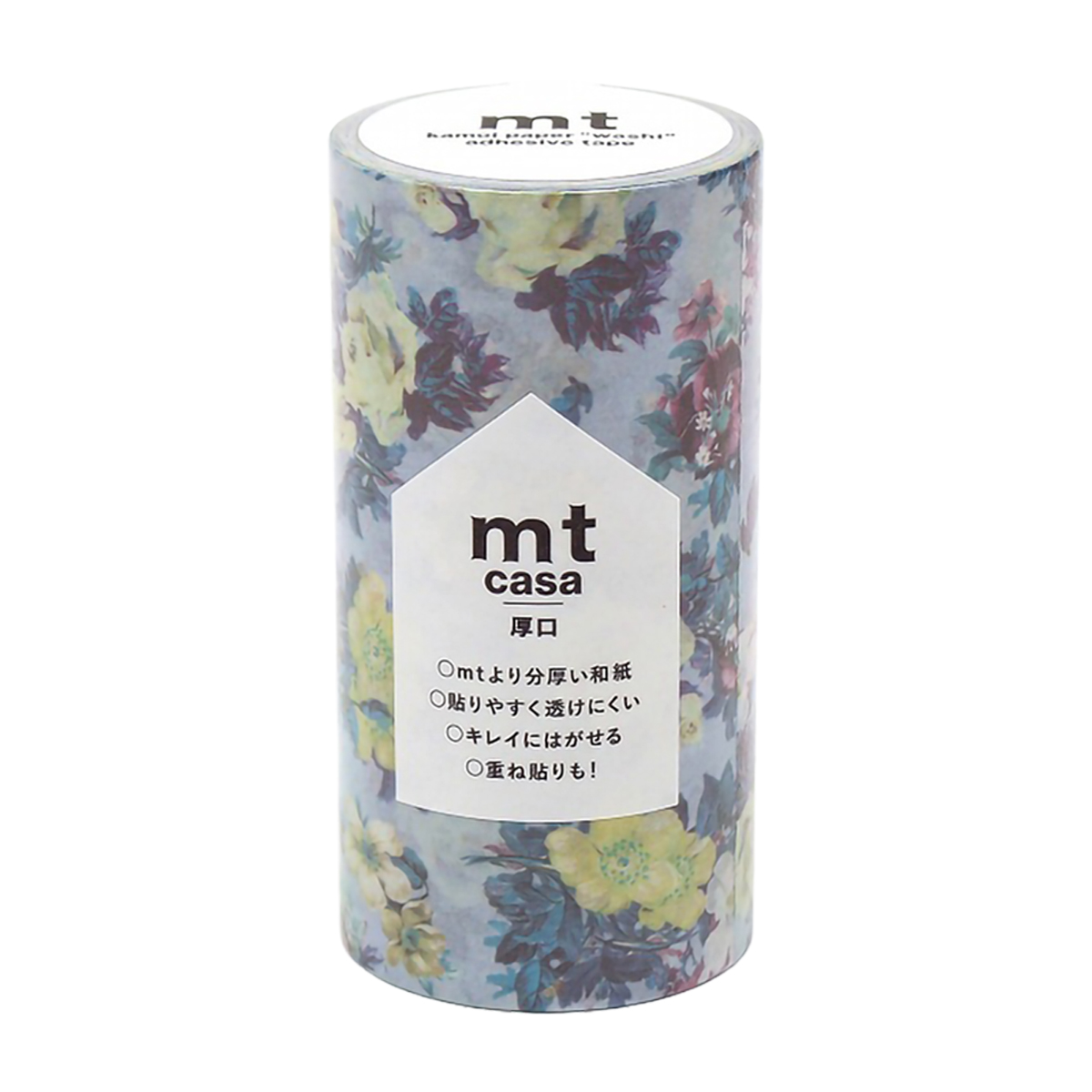 カモ井／マスキングテープ　ｍｔ　ｃａｓａ　厚口　小花・ボタニカルアート　ＭＴＣＡＳ０１７