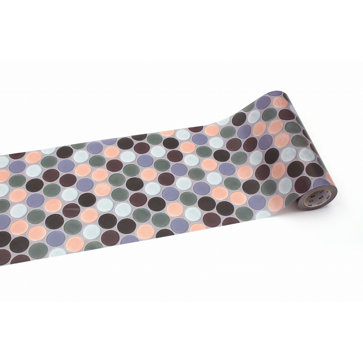 カモ井／マスキングテープ　ｍｔ　ｃａｓａ　厚口　丸タイル　ＭＴＣＡＳ０２９