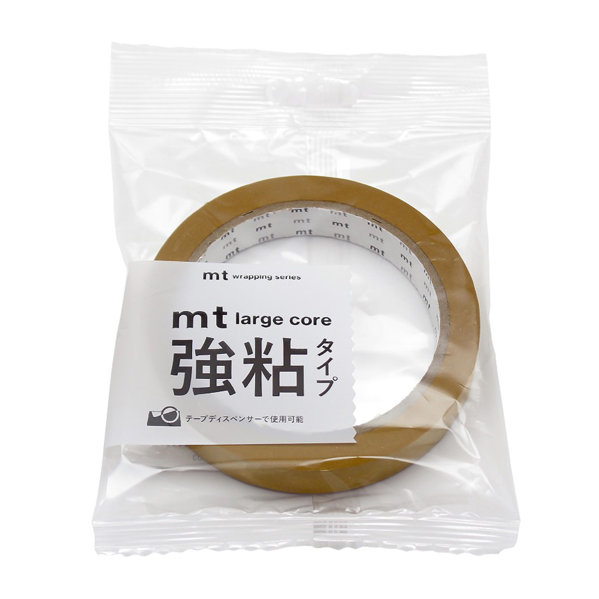 カモ井／マスキングテープ　ｍｔ　ｌａｒｇｅ　ｃｏｒｅ　和紙　マスタード　強粘着　ＭＴ０１Ｌ０６３