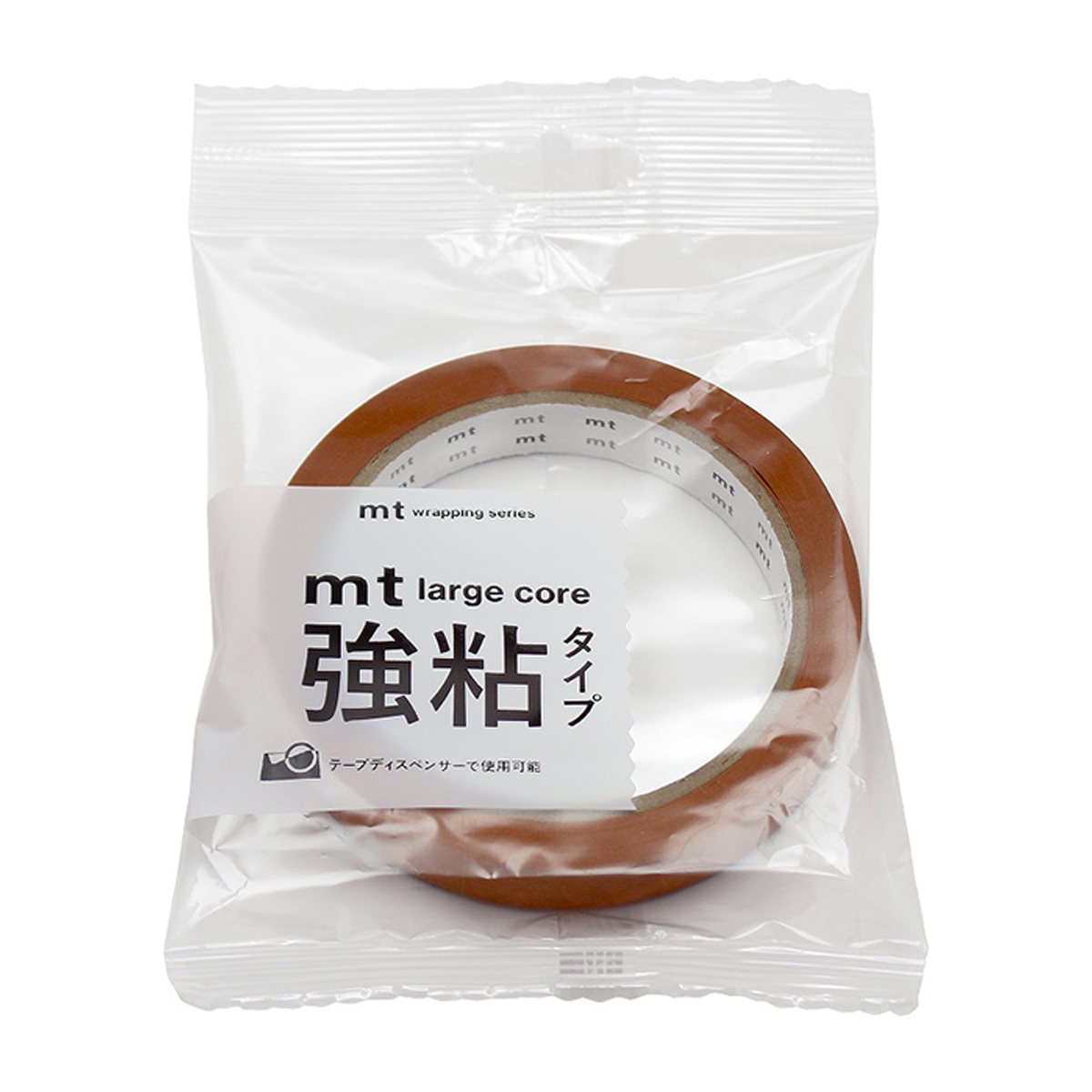 カモ井／マスキングテープ　ｍｔ　ｌａｒｇｅ　ｃｏｒｅ　和紙　バーントオレンジ　強粘着　ＭＴ０１Ｌ０６５