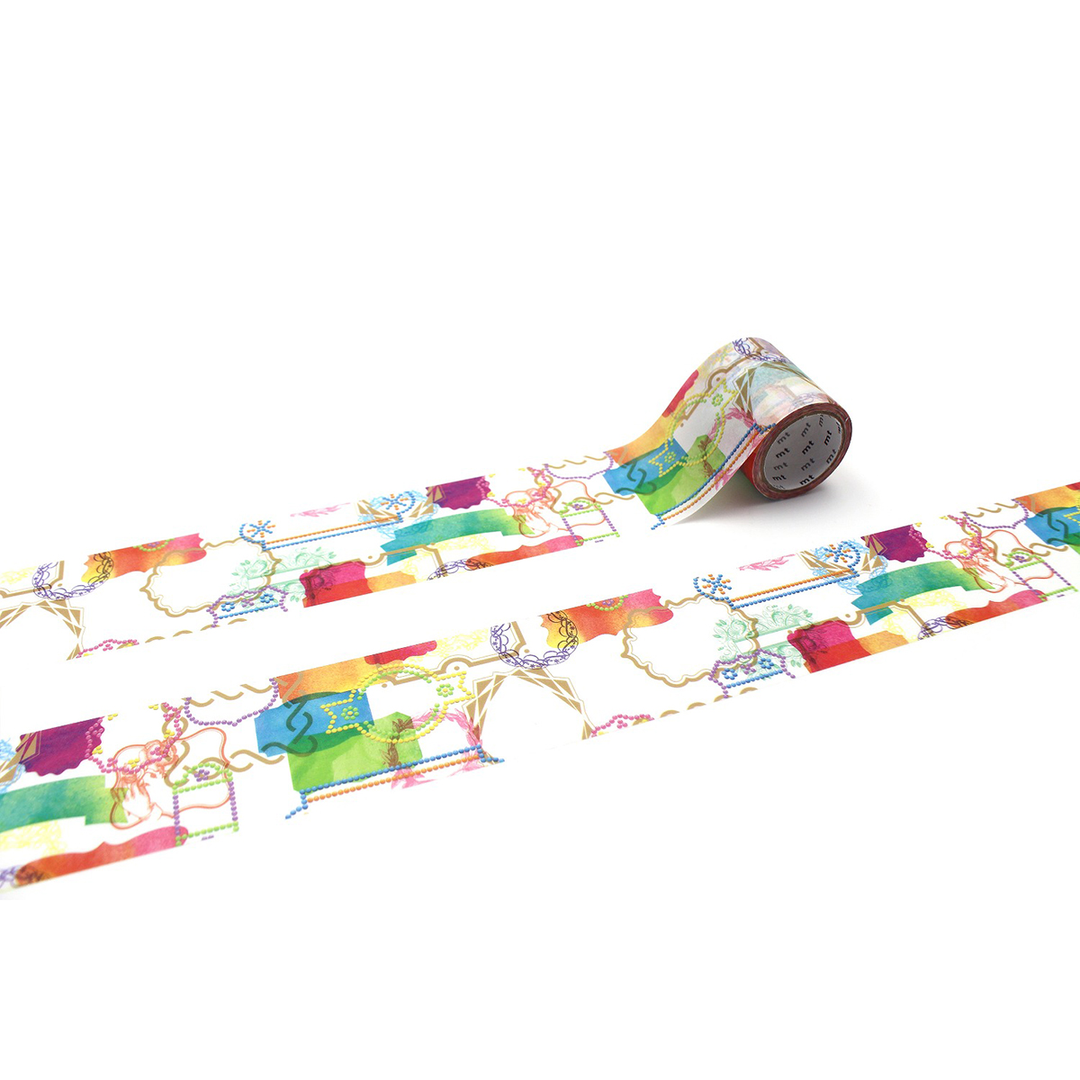 カモ井／マスキングテープ　ｍｔ　ｅｘ　フレームコラージュ　ＭＴＥＸ１Ｐ２５４