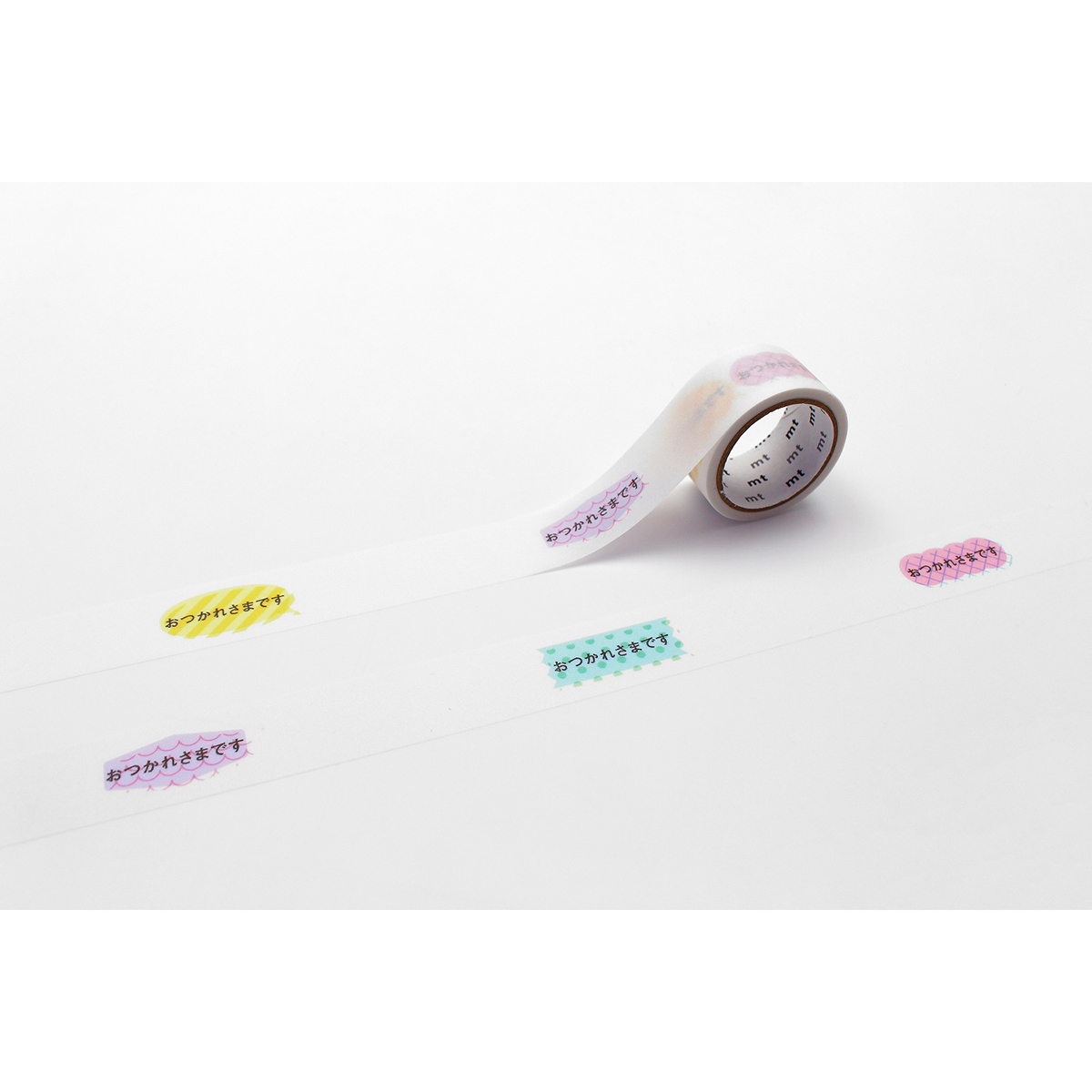 カモ井／マスキングテープ　ｍｔ書く描くテープミシン目入り　おつかれさまです　ＭＴＫＡＫＵＭ０１