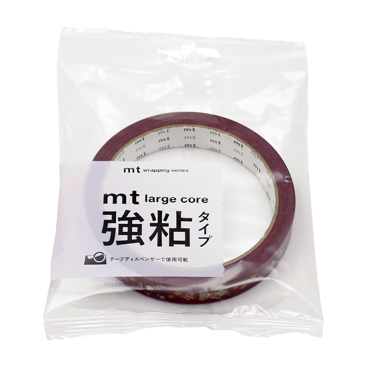 カモ井／マスキングテープ　ｍｔ　ｌａｒｇｅ　ｃｏｒｅ　クリスマステディベア　強粘着　ＭＴ０１Ｌ０８５