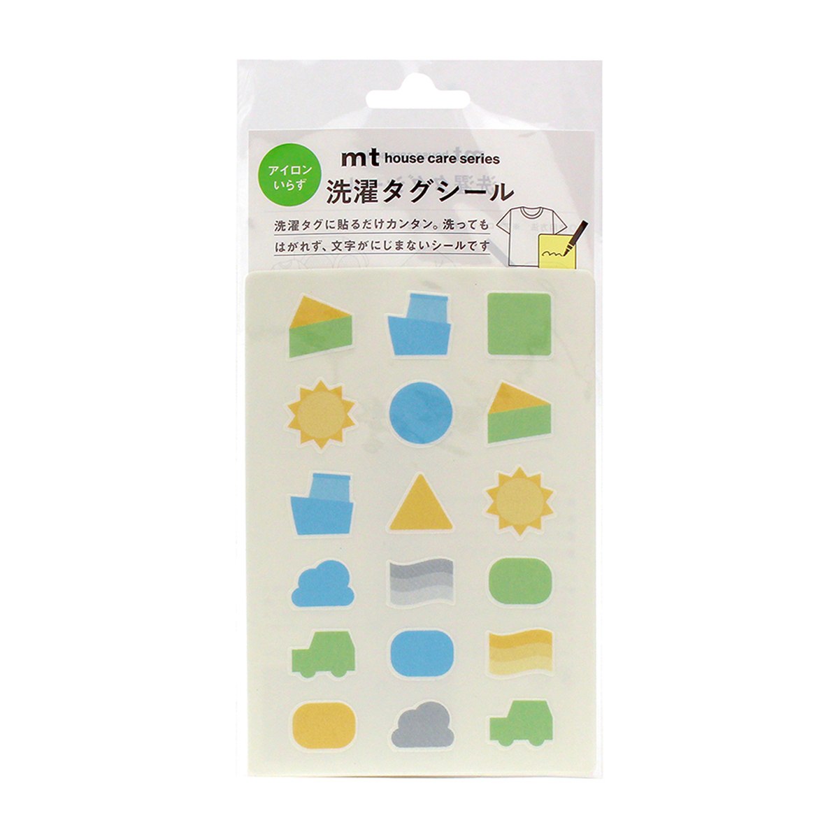 カモ井加工紙　洗濯タグシール　キッズ　モチーフＢ　３枚入　ＭＴ５１４
