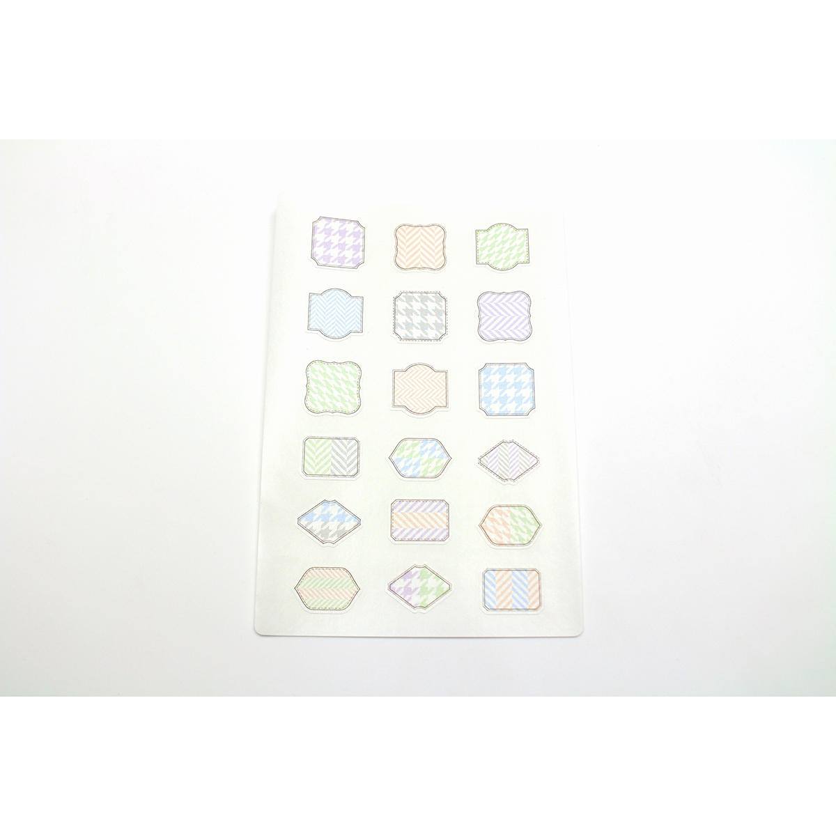 カモ井加工紙　洗濯タグシール　シニア　飾り枠　３枚入　ＭＴ５１８