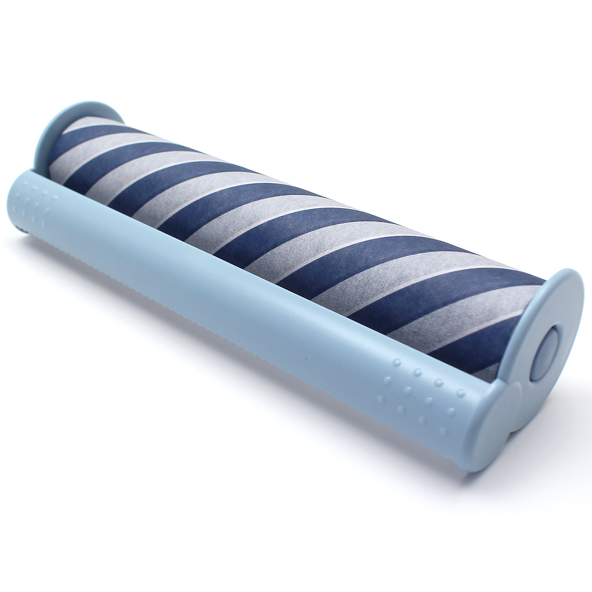 カモ井加工紙　ｍｔ　まもラップカッター　スカイブルー×ストライプ・ネイビー　ＭＴＭＷＲＰ０１