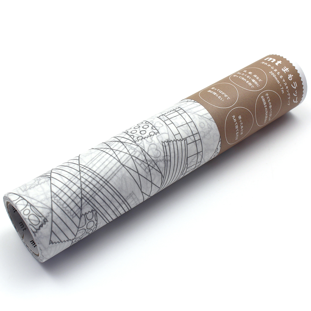 カモ井加工紙　ｍｔ　まもラップ　詰め替え用　ぬりえ　ＭＴＭＷＲＲ０５