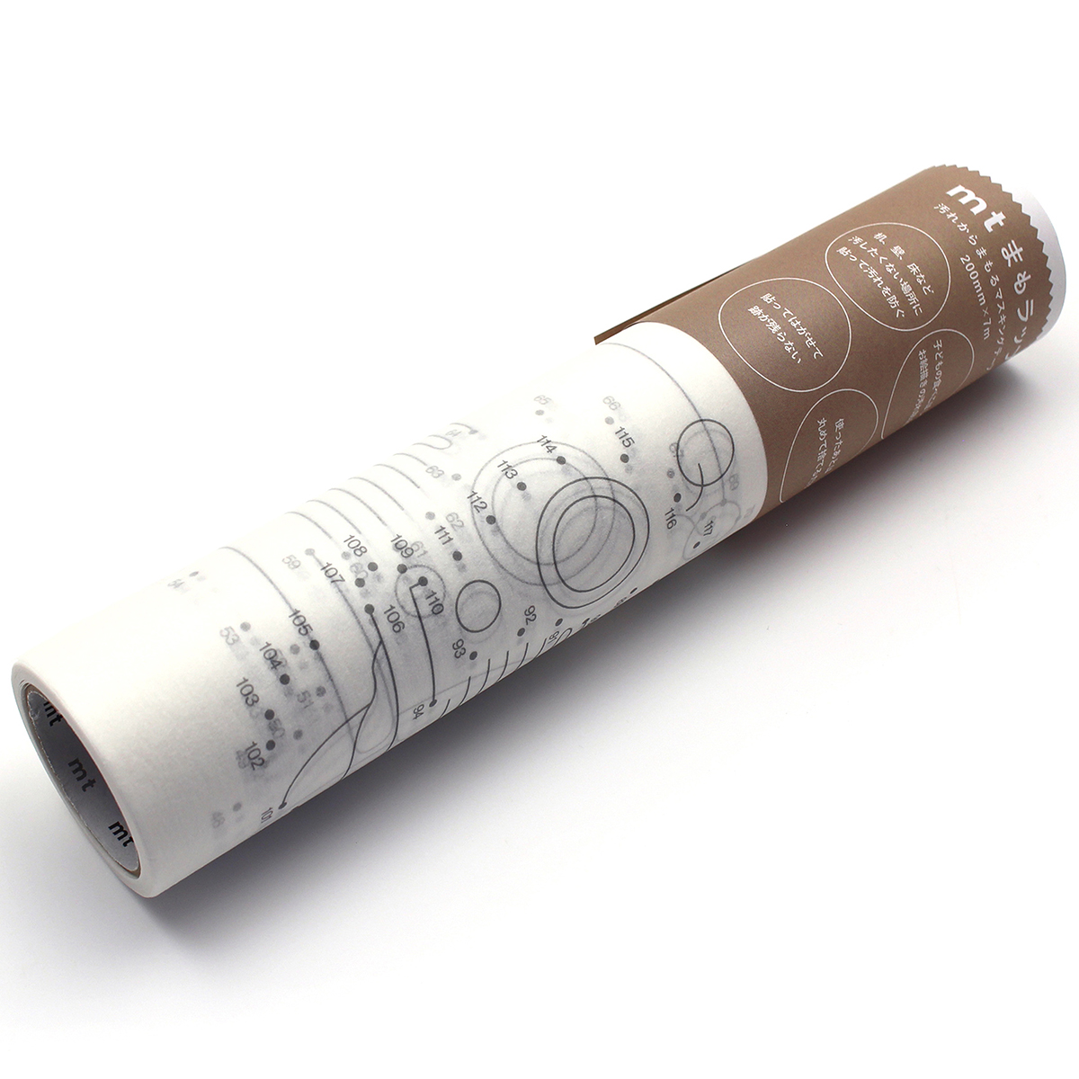 カモ井加工紙　ｍｔ　まもラップ　詰め替え用　点つなぎ　ＭＴＭＷＲＲ０６