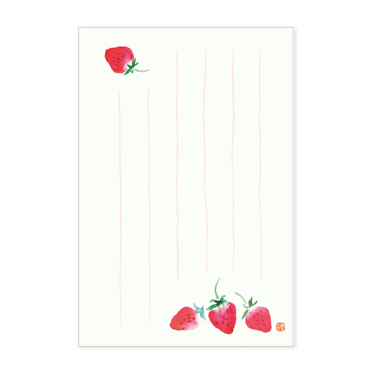 表現社　はがき　春のひかり　いちご