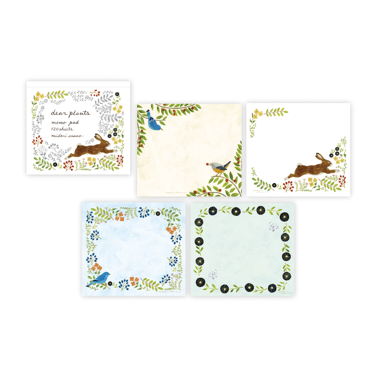 表現社　ブロックメモ　ｄｅａｒ　ｐｌａｎｔｓ