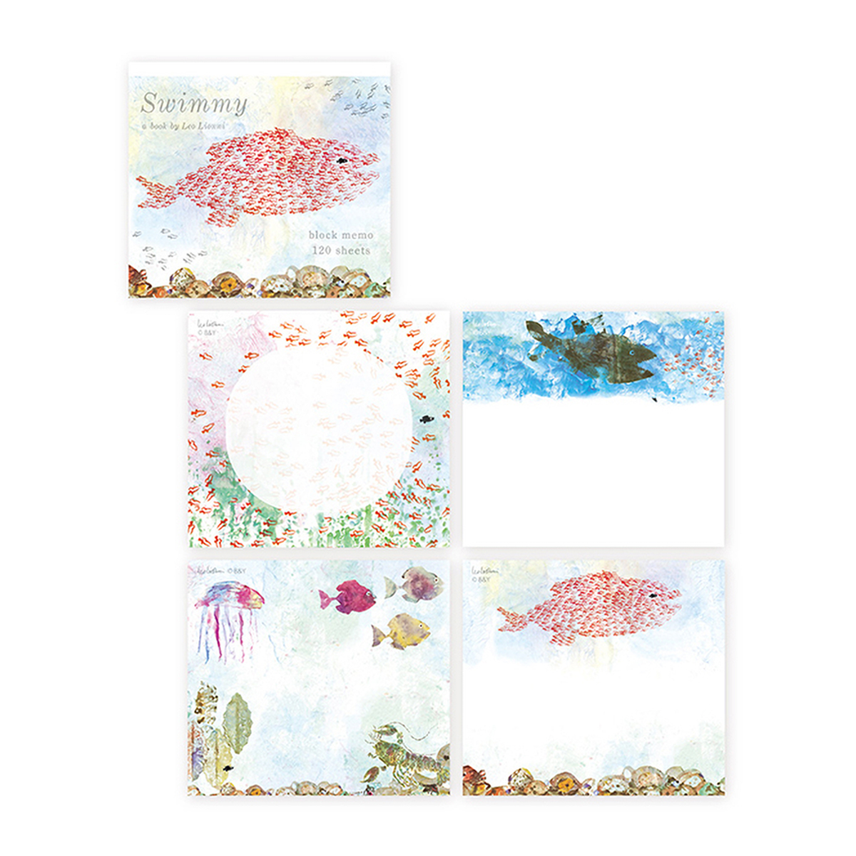 表現社　ブロックメモ　Ｓｗｉｍｍｙ