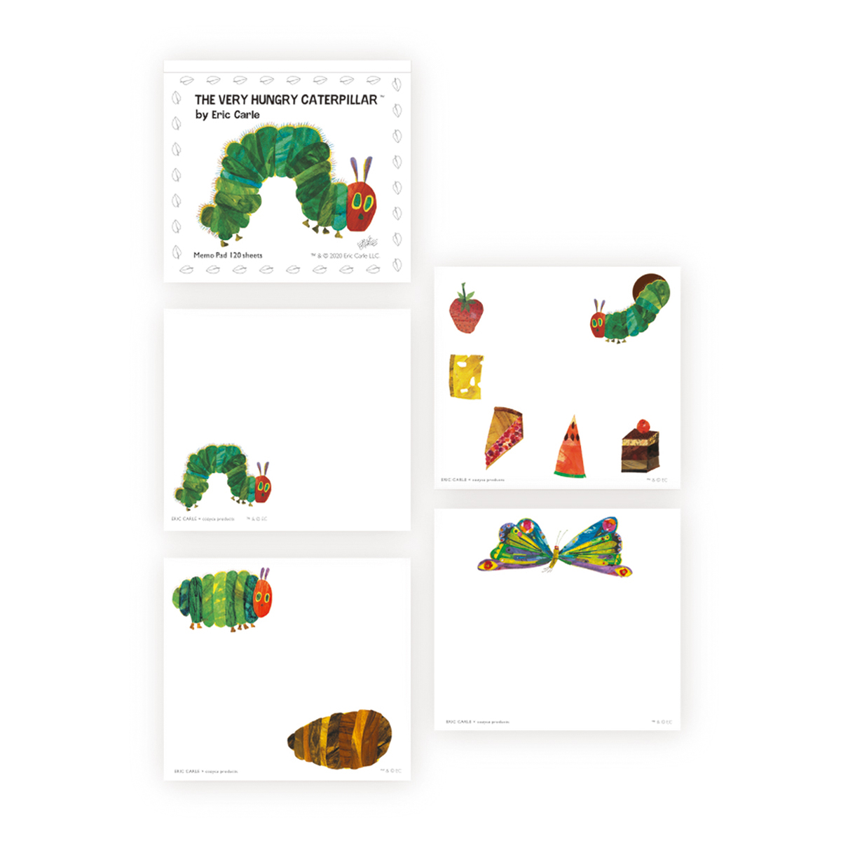 表現社　ブロックメモ　エリック・カール　はらぺこあおむし