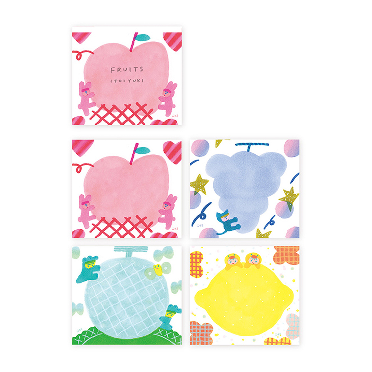 表現社　ブロックメモ　ＦＲＵＩＴＳ