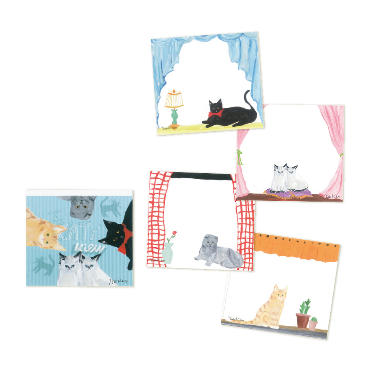 表現社　ブロックメモ　ＣＡＴ’ｓ　ｖｉｅｗ