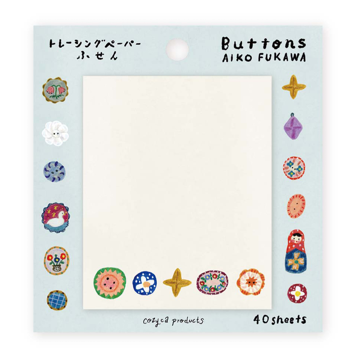 表現社　トレペ付箋　Ｂｕｔｔｏｎｓ