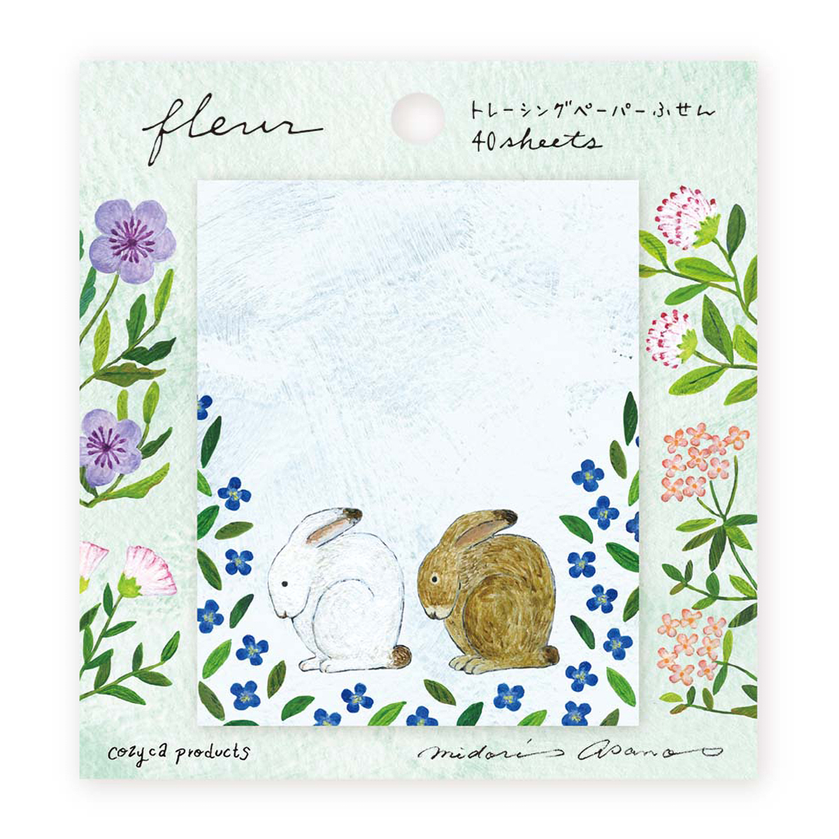 表現社　トレペ付箋　ｆｌｅｕｒ