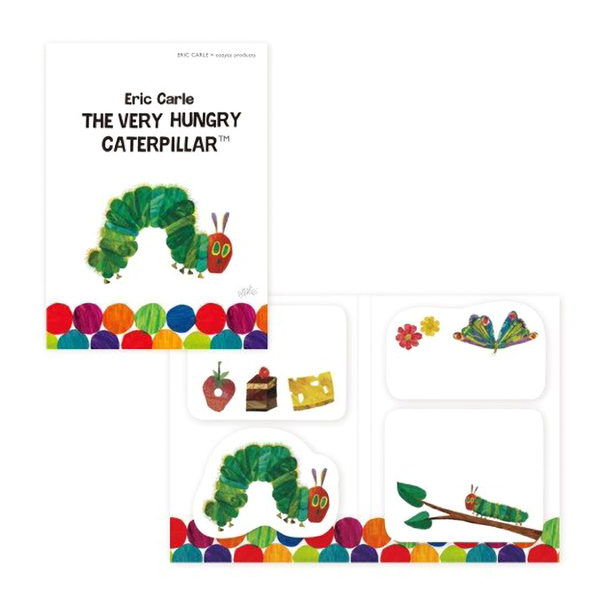 表現社　付箋　はらぺこあおむし