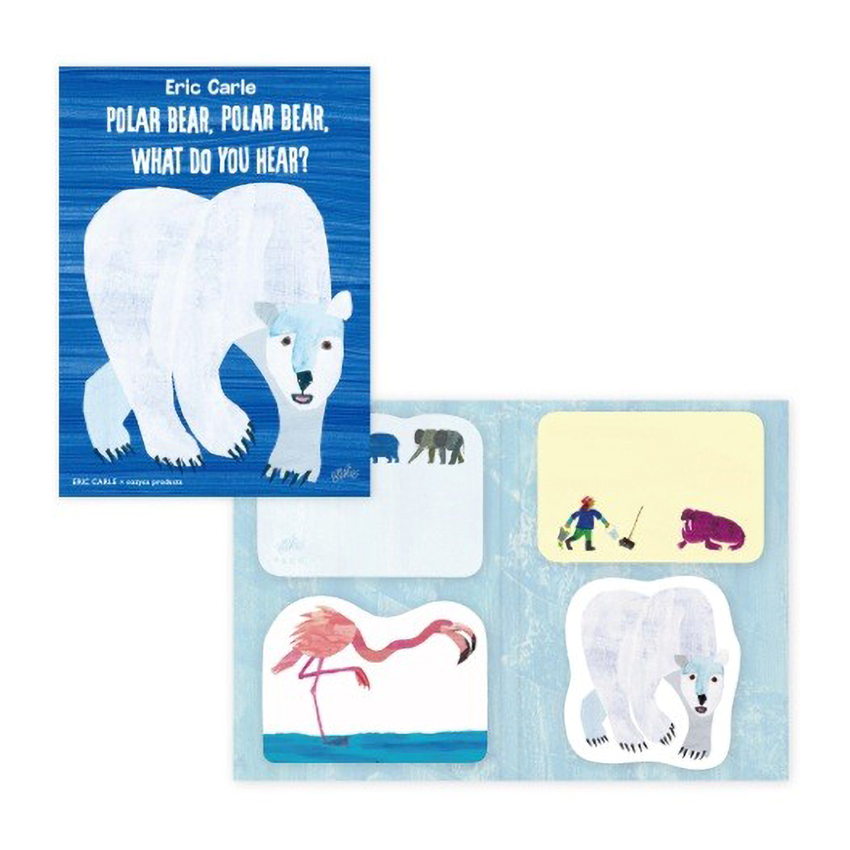 表現社　付箋　しろくま