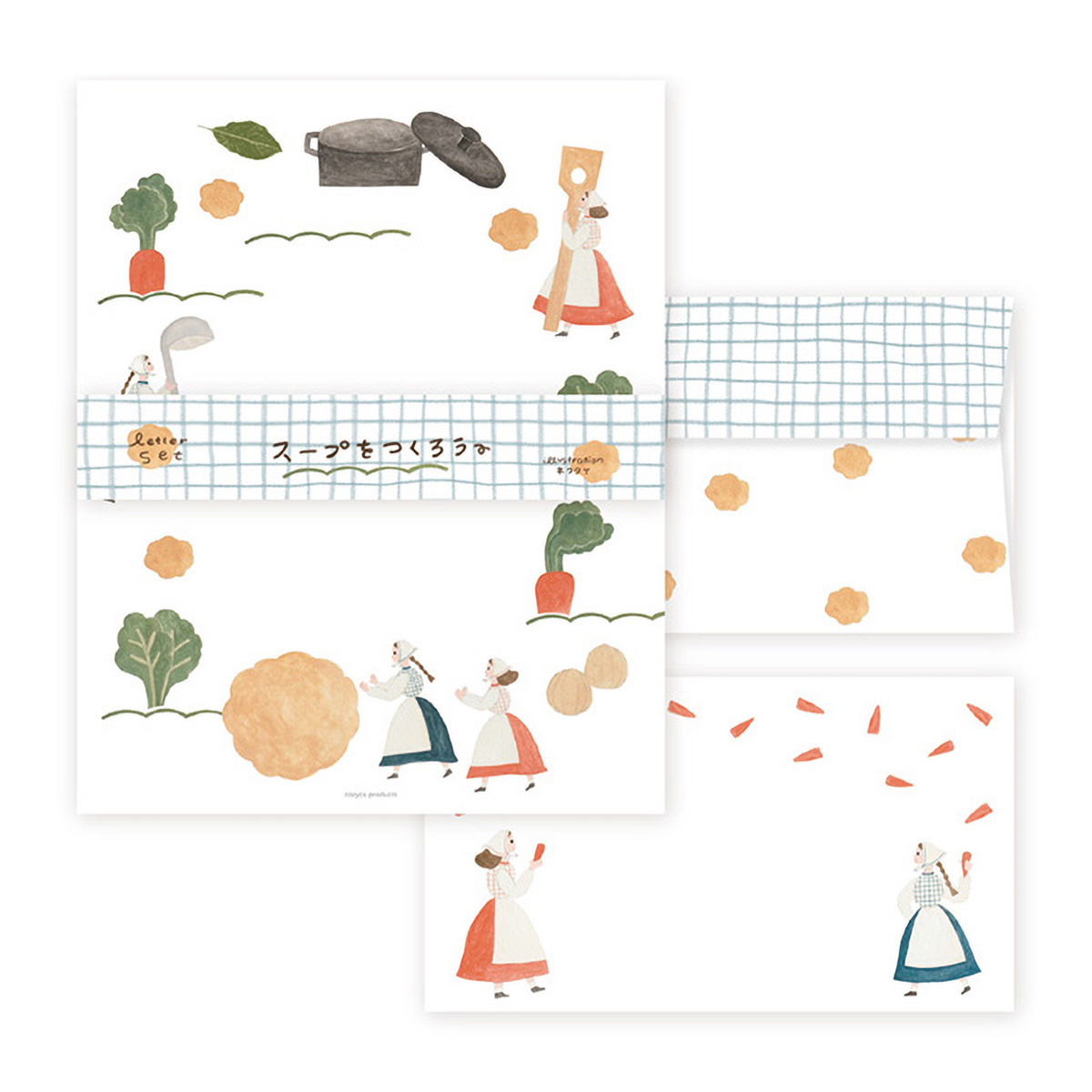 表現社　レターセット　スープをつくろう