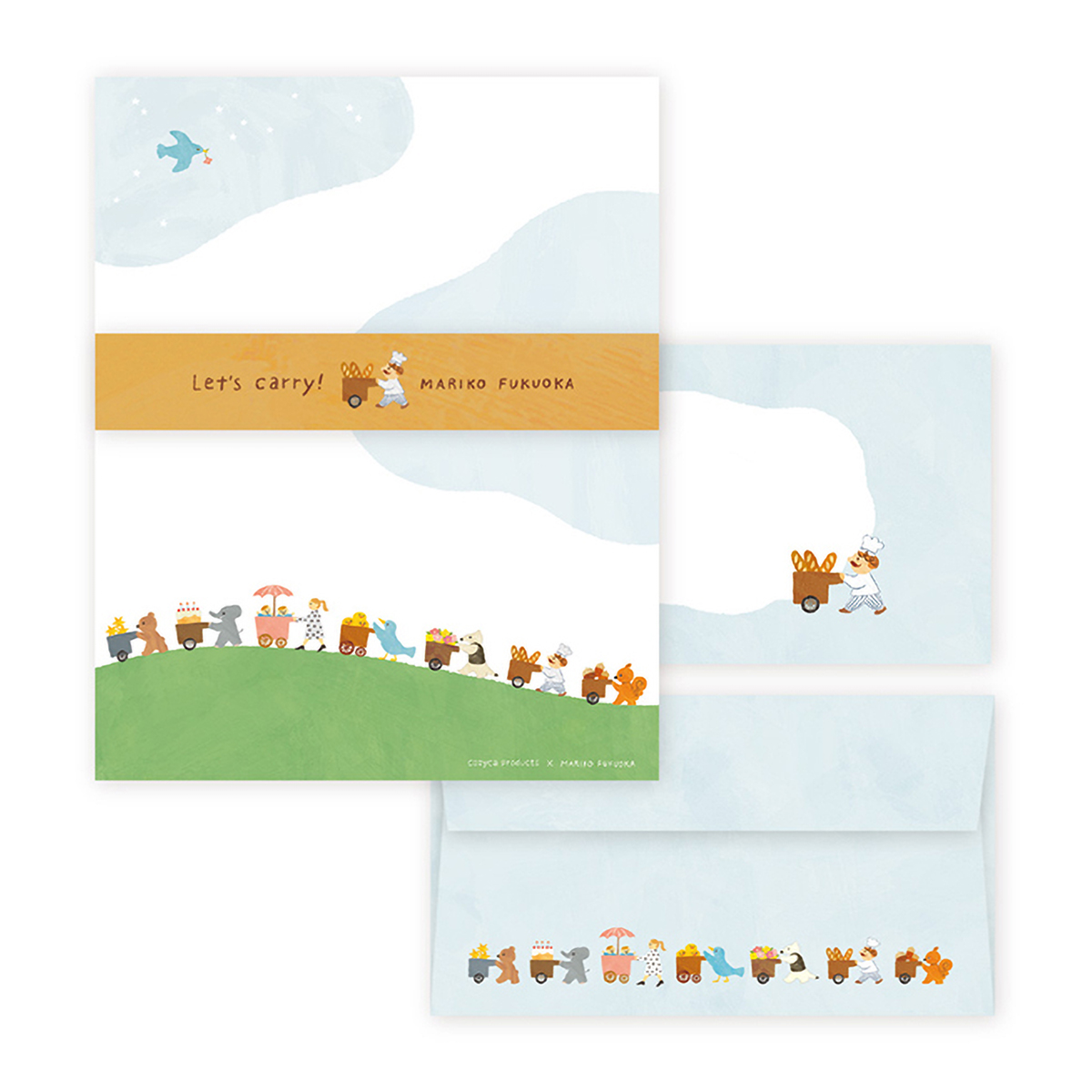 表現社　レターセット　Ｌｅｔ’ｓ　ｃａｒｒｙ！