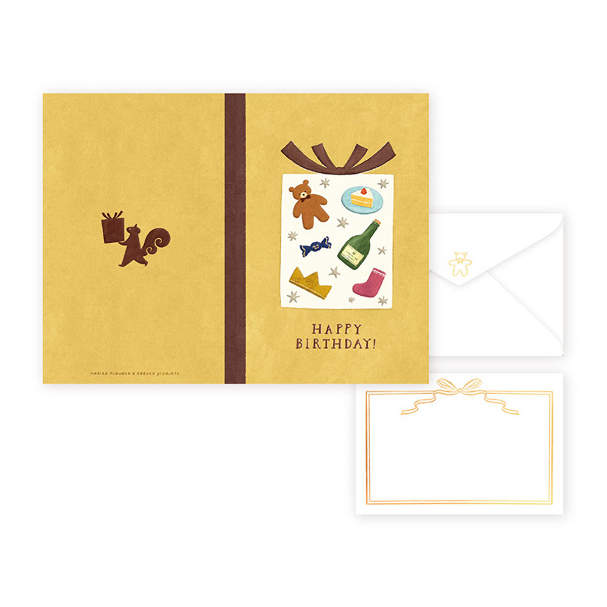 表現社　バースデーカード　おくりもの