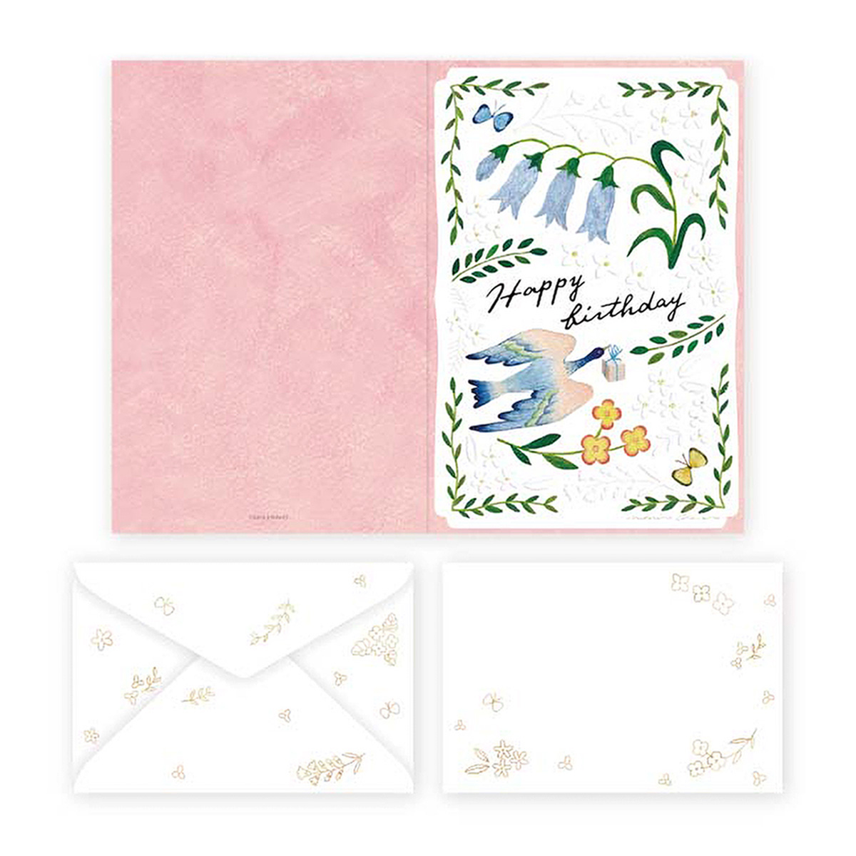 表現社　バースデーカード　ｐｉｎｋ