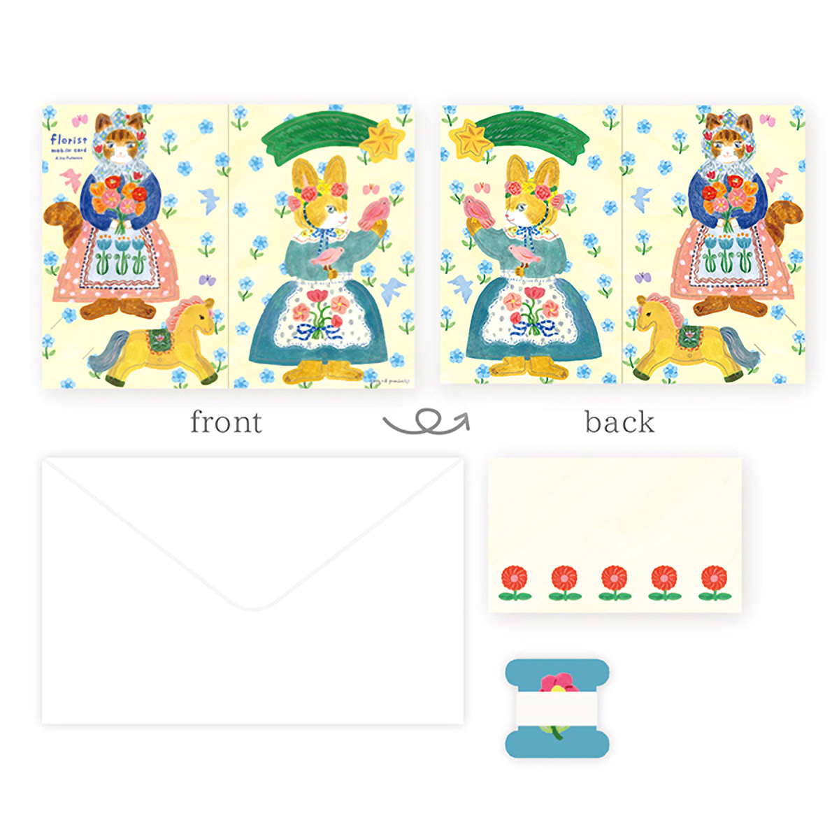 表現社　モビールカード　ｆｌｏｒｉｓｔ