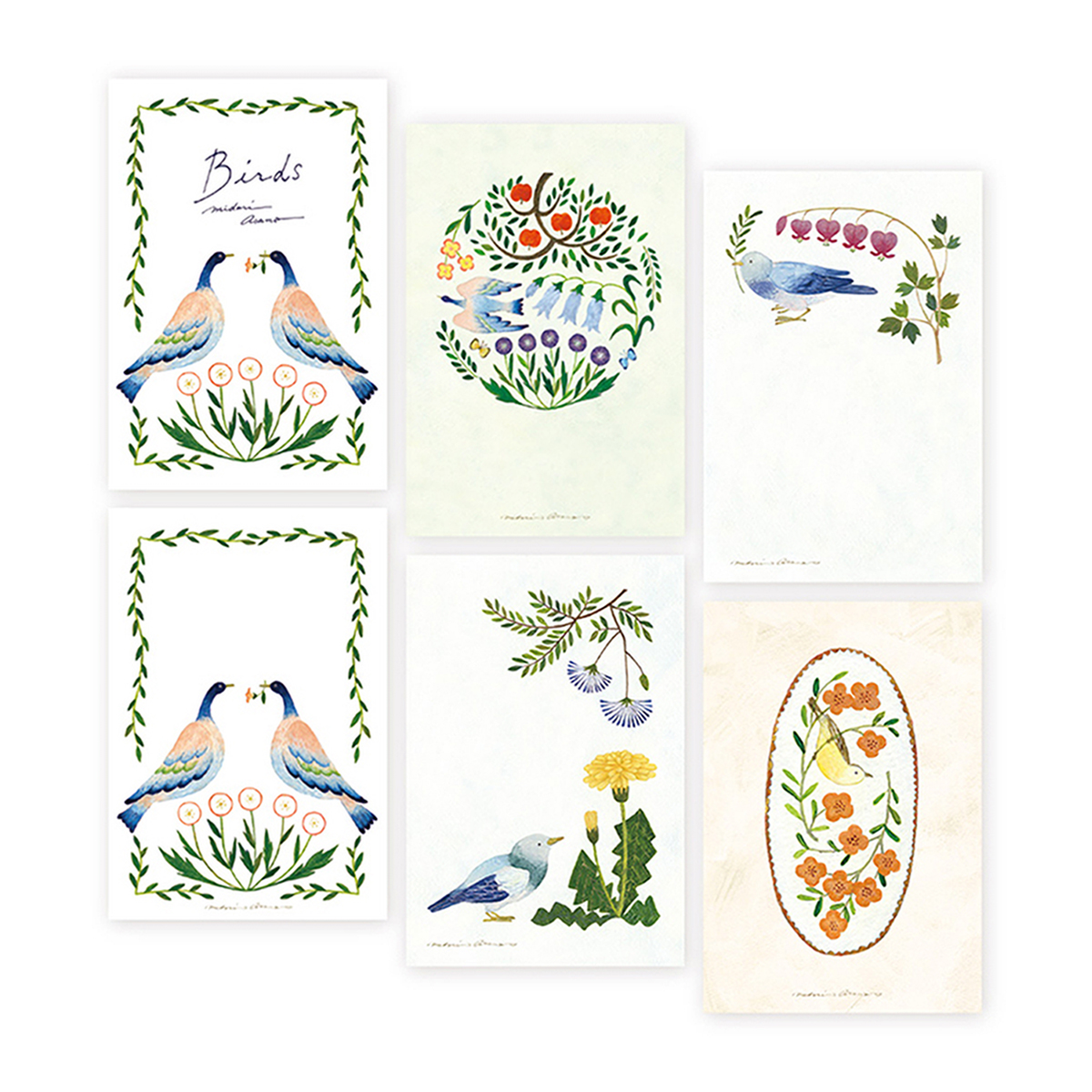 表現社　はがき箋　Ｂｉｒｄｓ