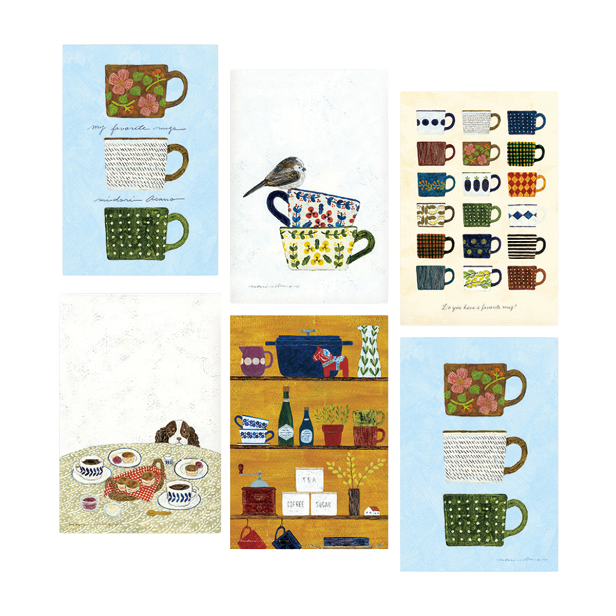 表現社　はがき箋　ｍｙ　ｆａｖｏｒｉｔｅ　ｍｕｇｓ