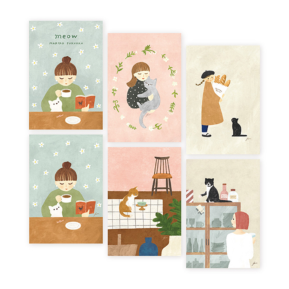 表現社　はがき箋　ｍｅｏｗ