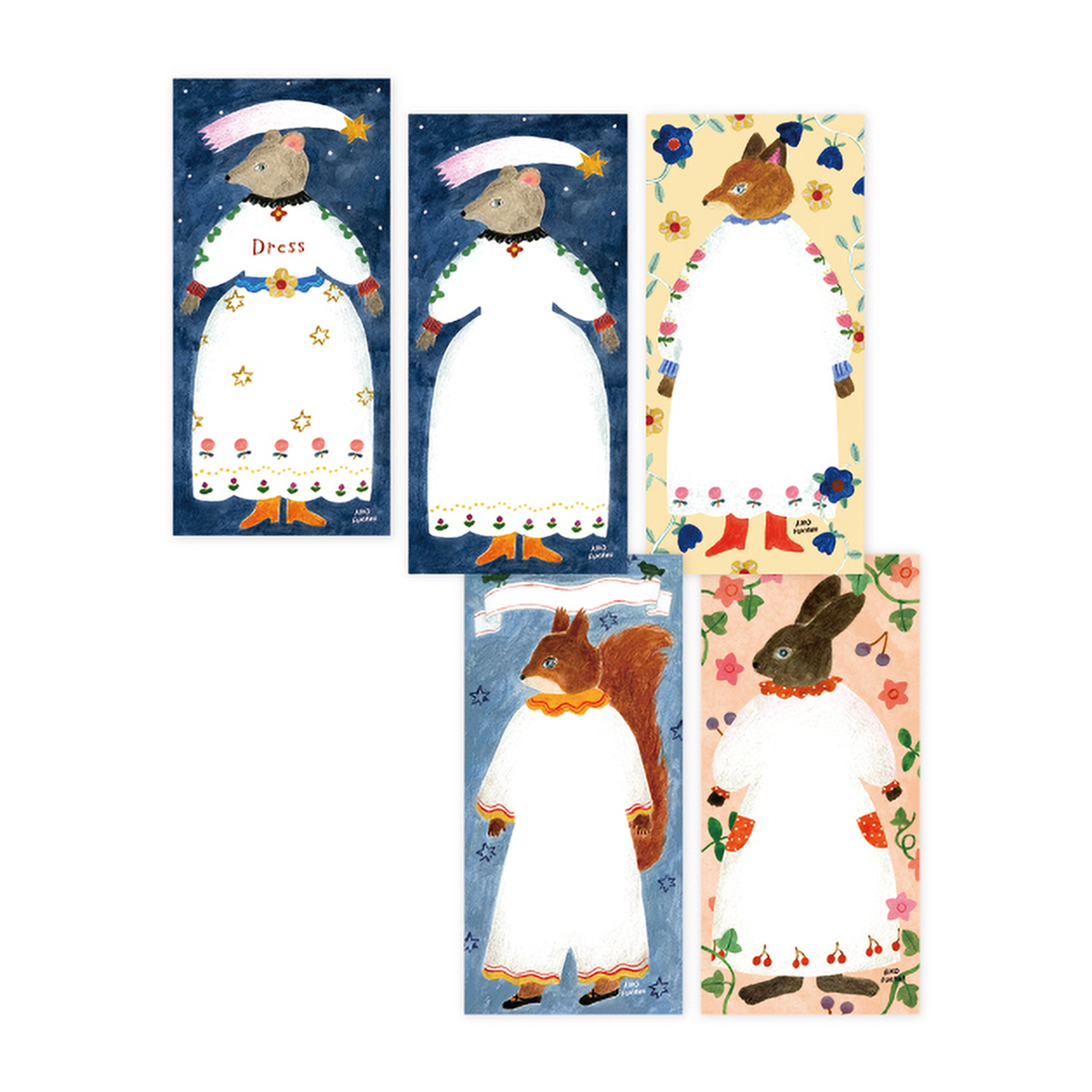 表現社　一筆箋　Ｄｒｅｓｓ