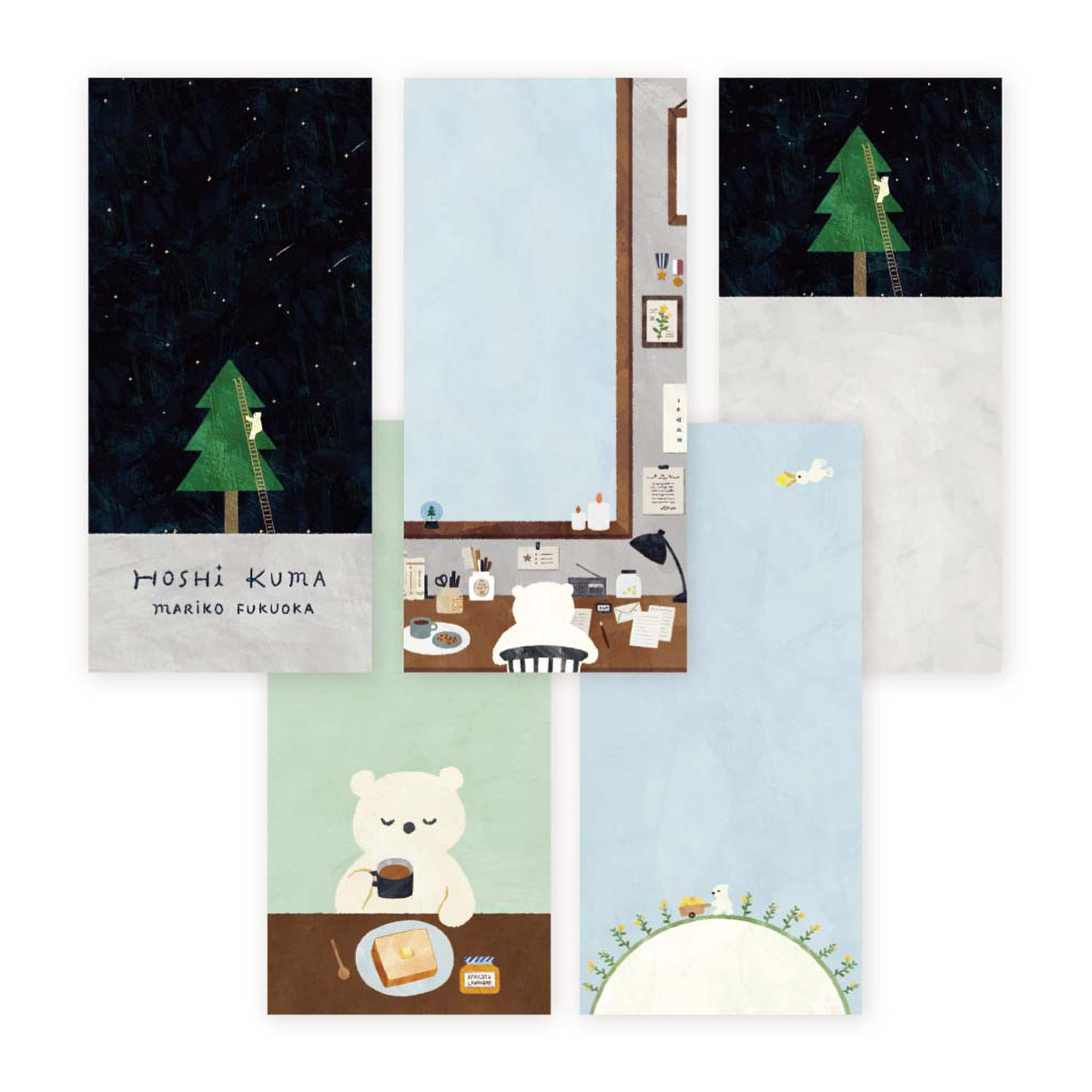 表現社　一筆箋　ＨＯＳＨＩ　ＫＵＭＡ