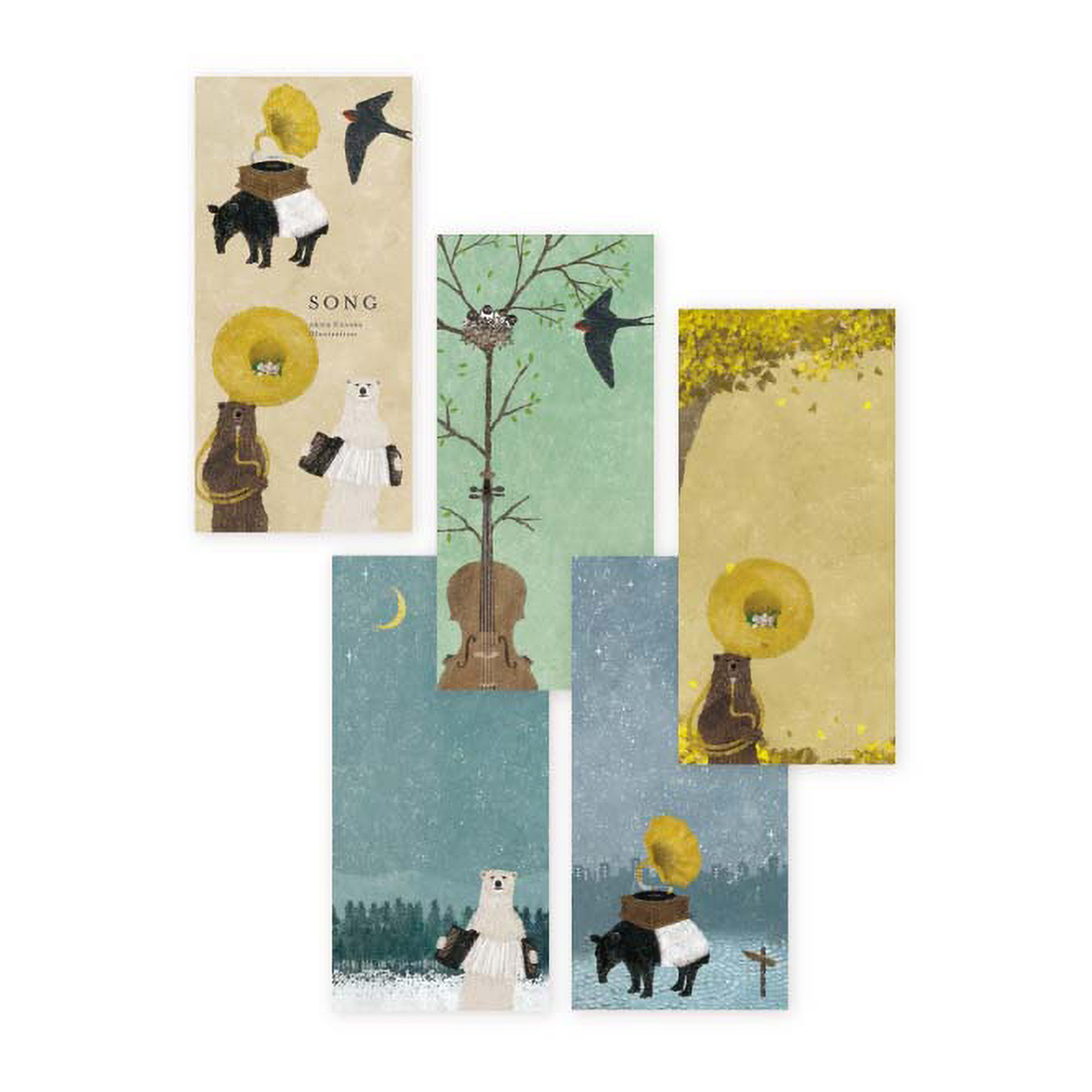 表現社　一筆箋　ＳＯＮＧ