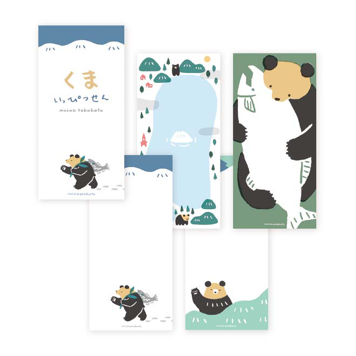 表現社　一筆箋　くま