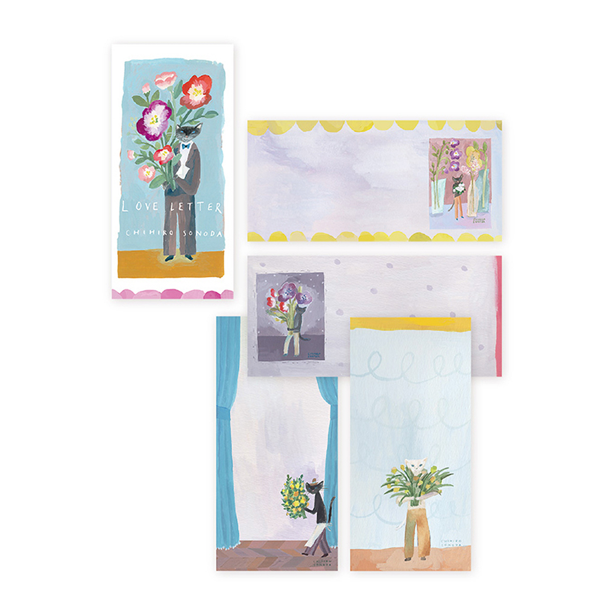 表現社　一筆箋　ＬＯＶＥ　ＬＥＴＴＥＲ