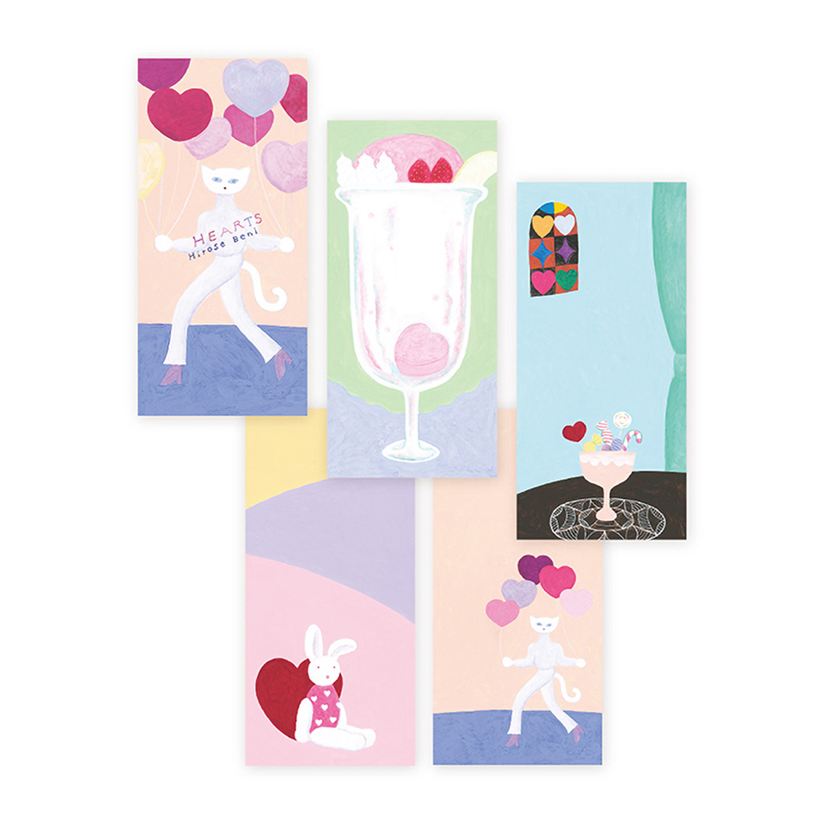 表現社　一筆箋　ＨＥＡＲＴＳ