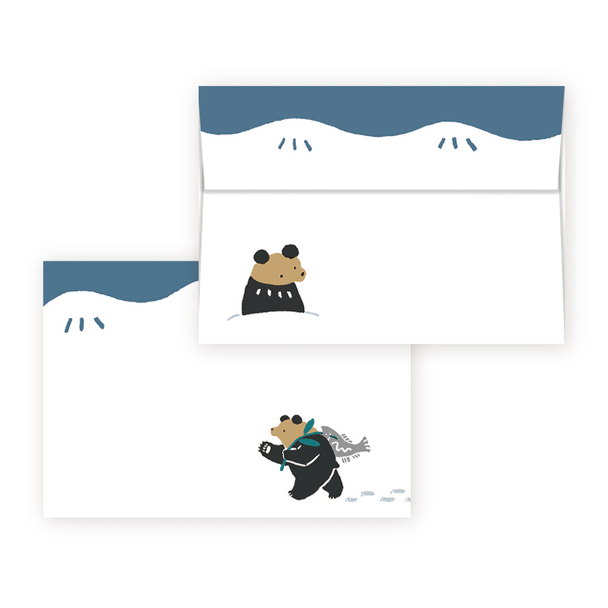 表現社　封筒　くま