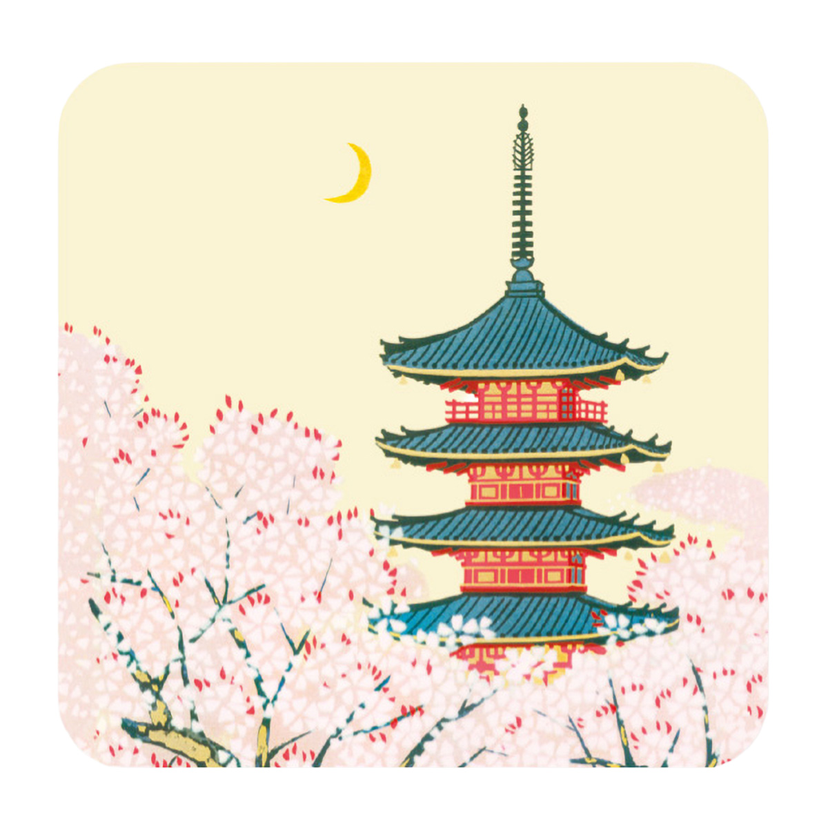 表現社　日本美コースター　五重塔