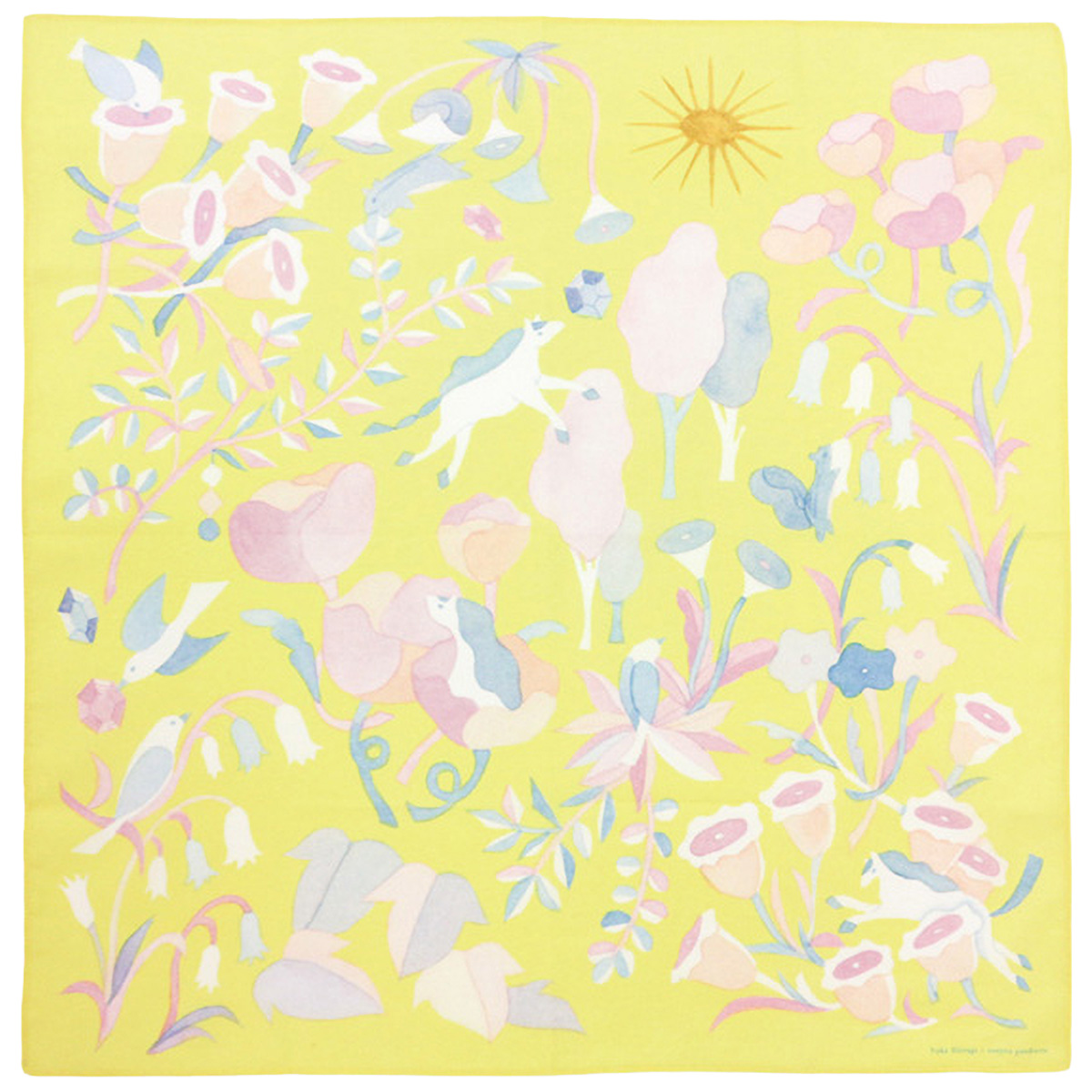 表現社　ハンカチ　花とワルツ